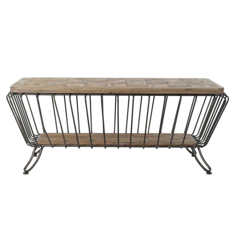 Mesa pino metal 125x64x51